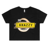 KRAZZY WOMANS CROP TEE